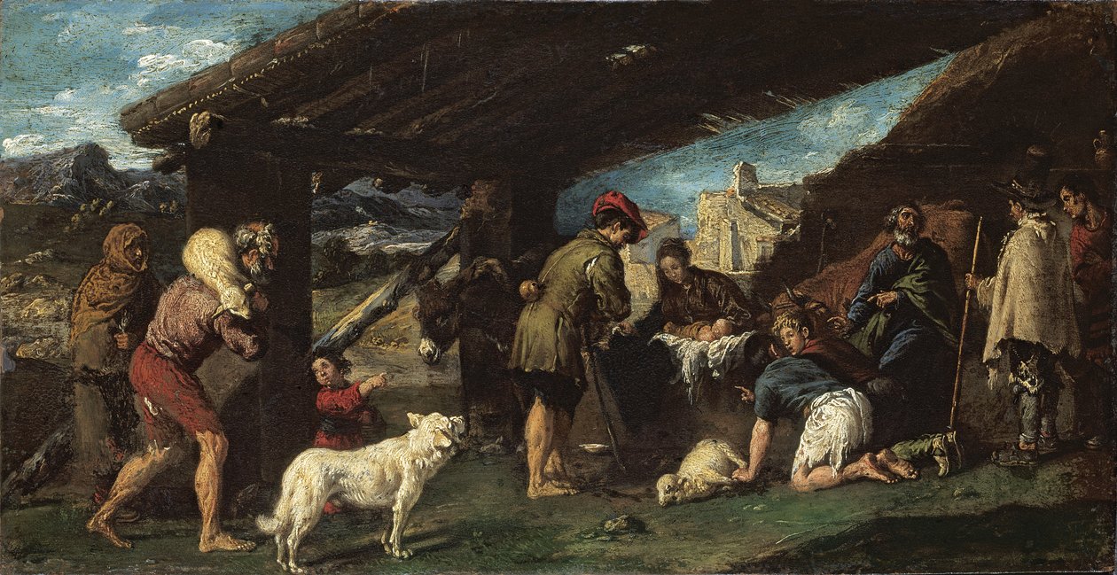 Inglés:  La Adoración de los Pastores de Juan Ribalta