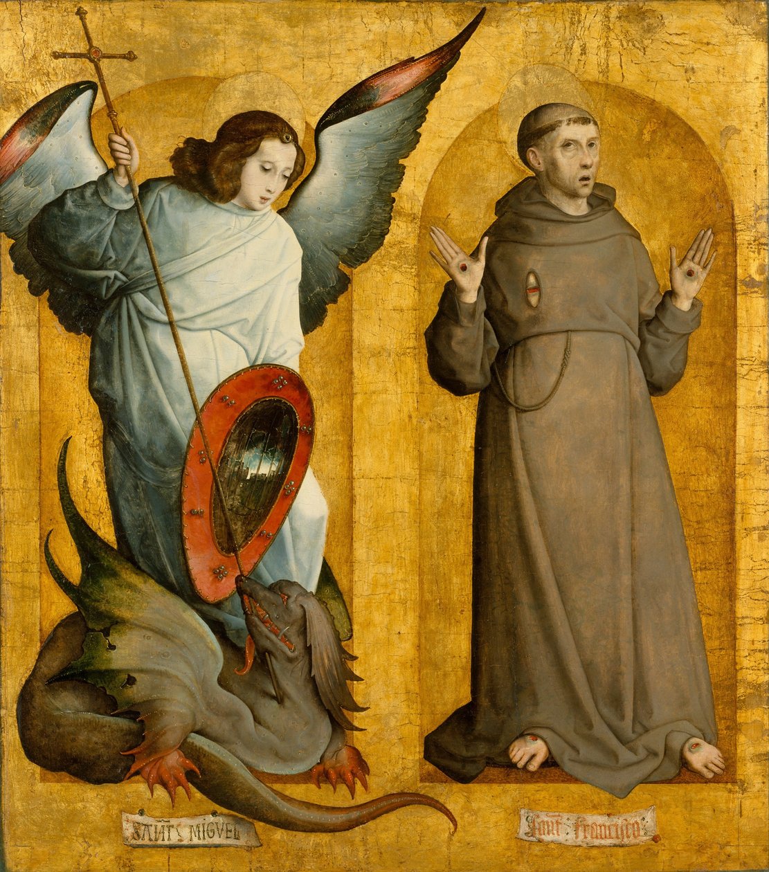 San Miguel Arcángel y San Francisco de Juan de Flandes