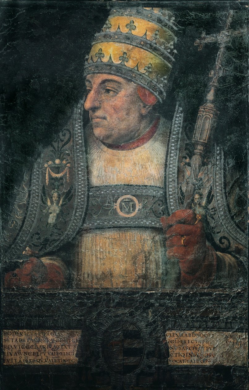 ALEJANDRO VI (1431-1503) (pintura) de Juan de Juanes