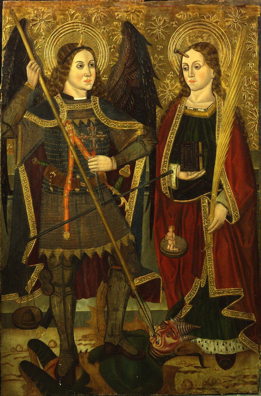 Santos Miguel y Engracia de Juan de la Abadía