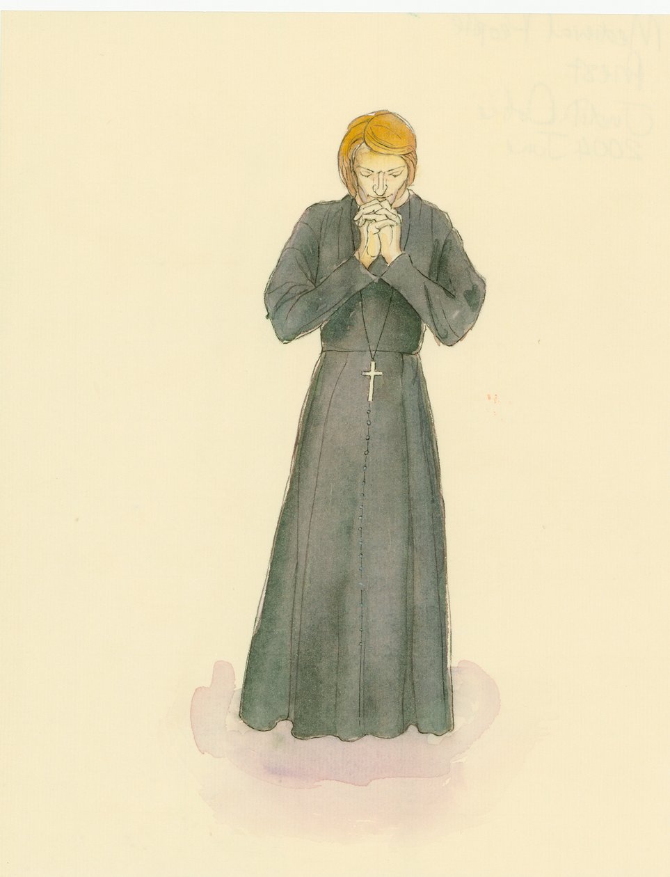 Un sacerdote medieval, 2004 de Judith Dobie
