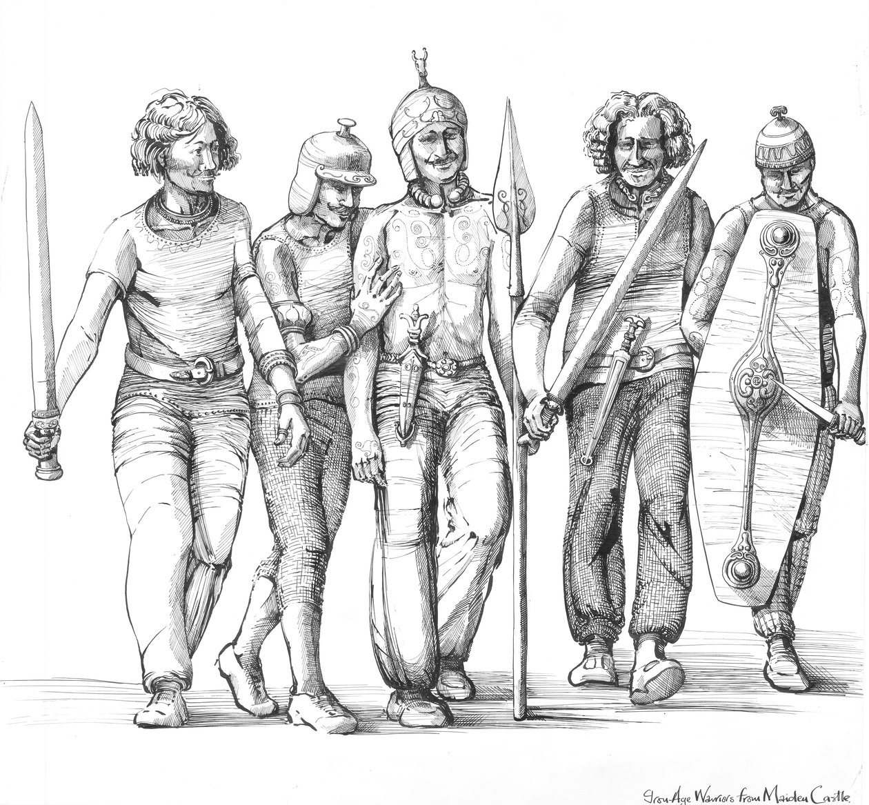 Guerreros de la Edad de Hierro, Prehistoria, c1990-2010 de Judith Dobie