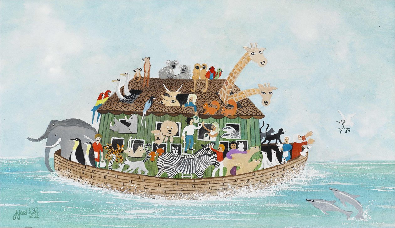 Arca de Noé, 2009 (Gouache sobre papel) de Judy Joel