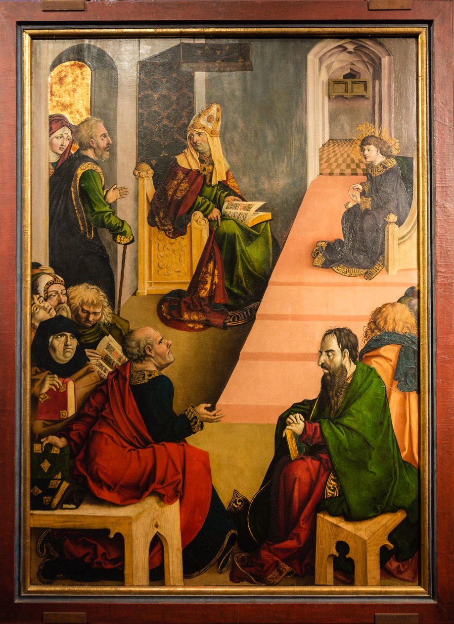 Jesús entre los médicos de Jörg Breu the Elder