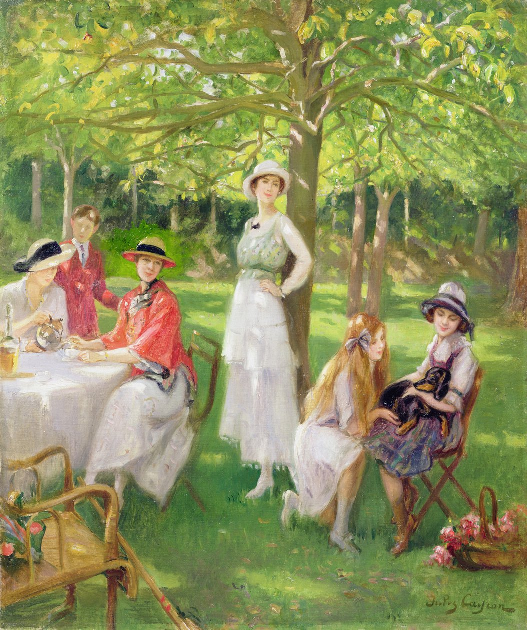 Té en el Jardín de Jules Cayron