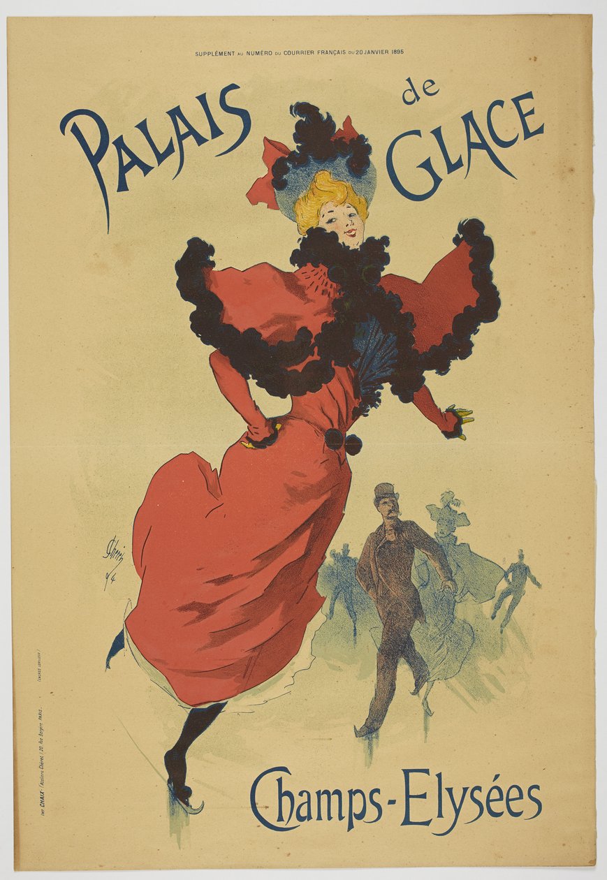 Palais de Glace Champs-Elysées, 20 de enero de 1895 de Jules Cheret