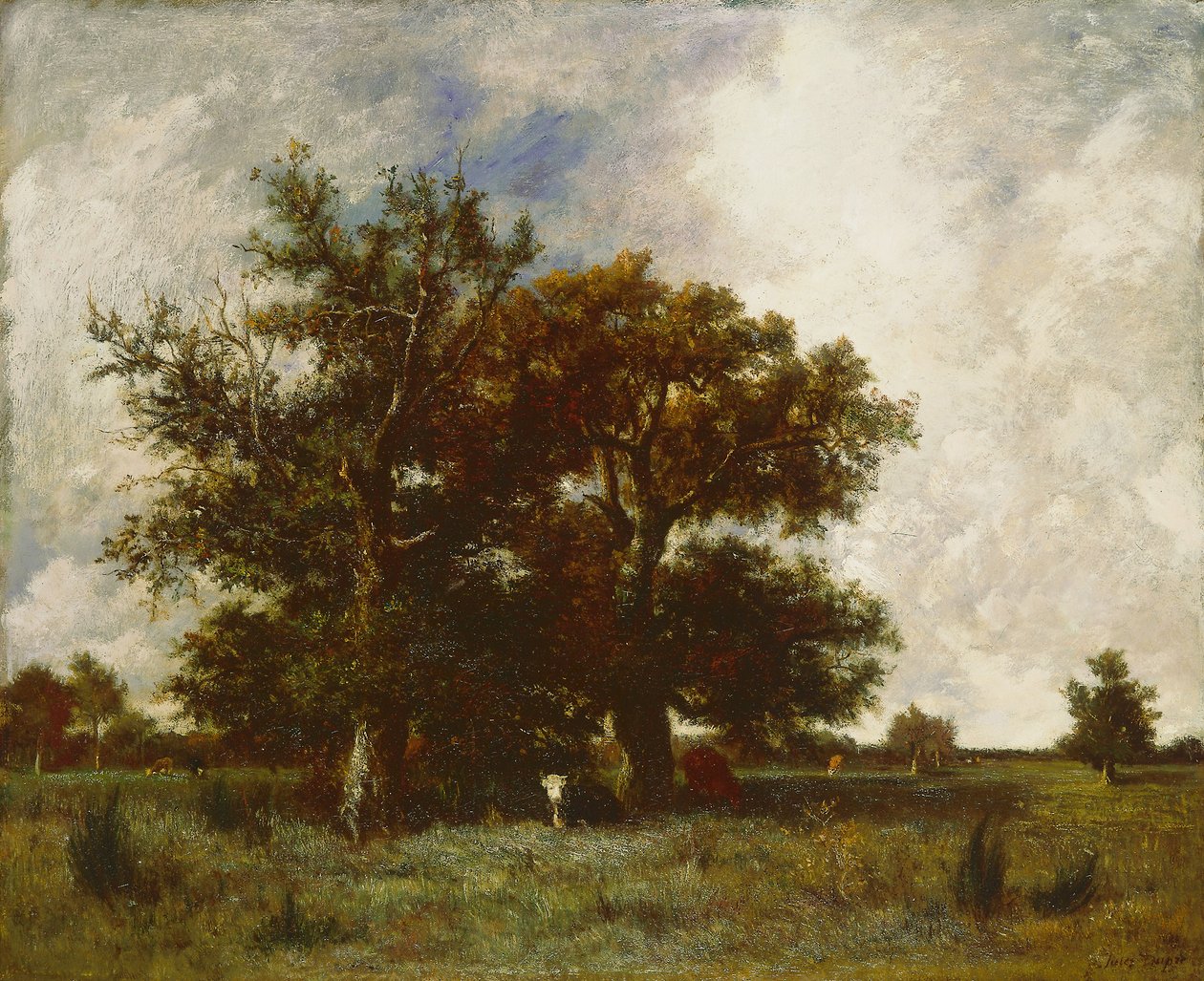 Roble de Fontainebleau, c.1840 de Jules Dupré