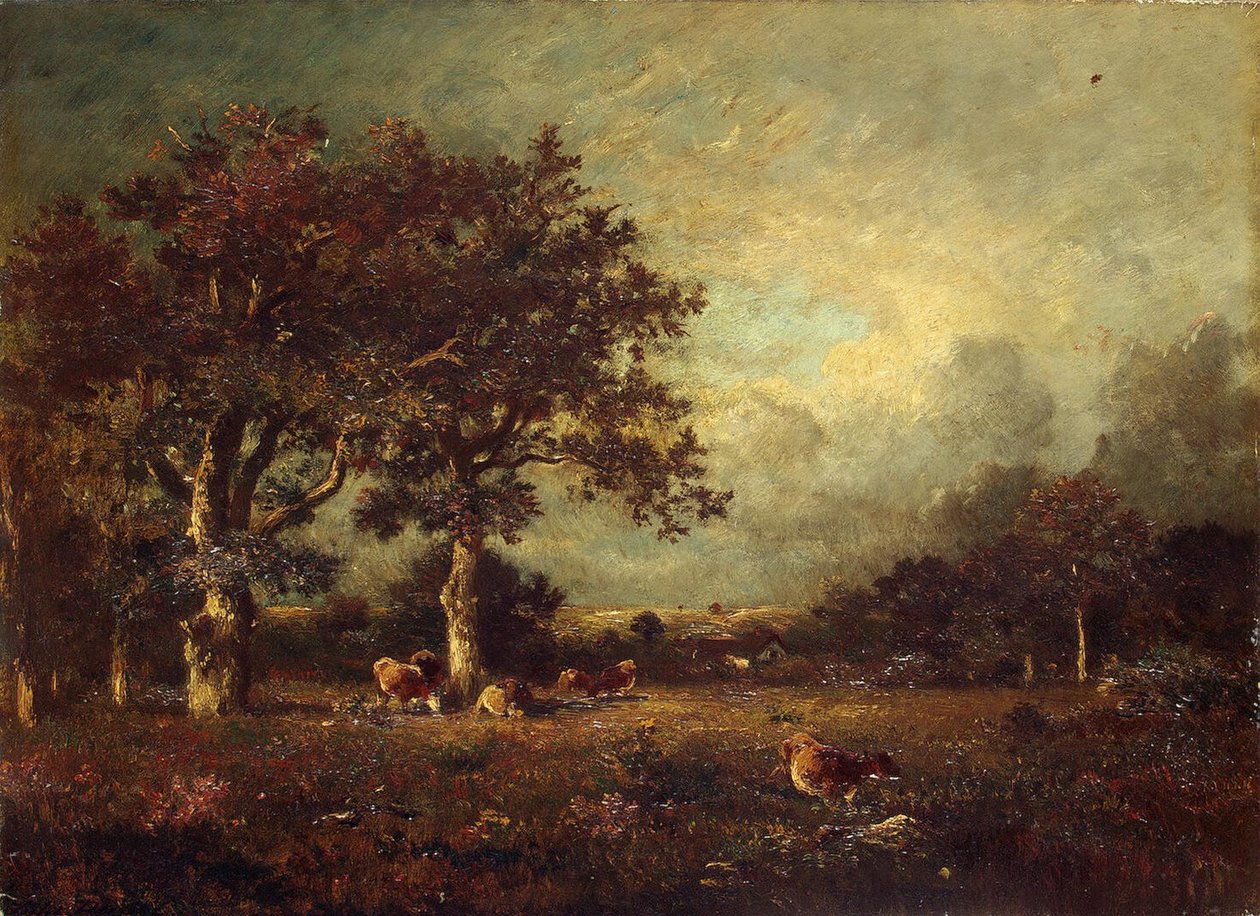Paisaje con vacas de Jules Dupré