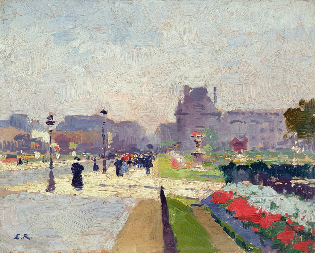 Avenida Paul Deroulede, Tuileries, París de Jules Ernest Renoux