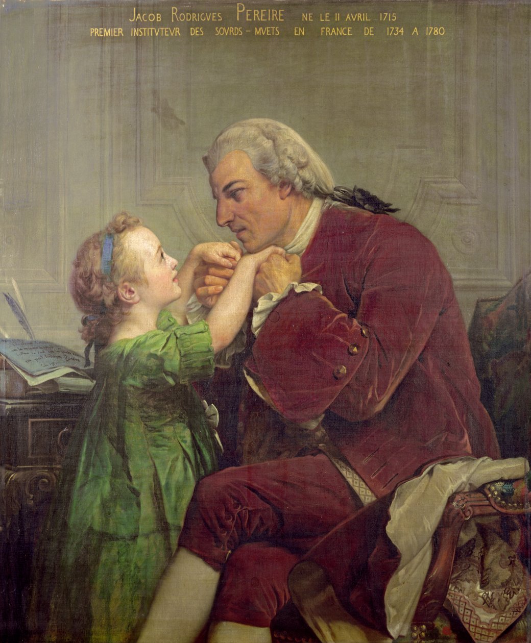 Jacob Rogrigues Pereire (1715-80) 1861 de Jules Eugene Lenepveu