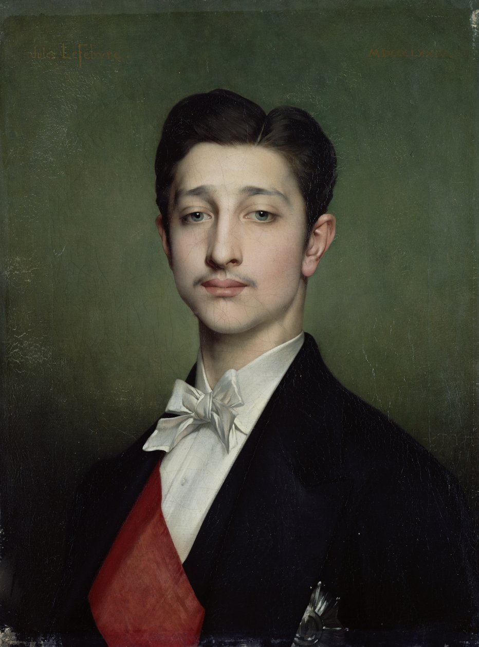 Eugene-Louis-Napoleon Bonaparte (1856-79) 1874 de Jules Joseph Lefebvre
