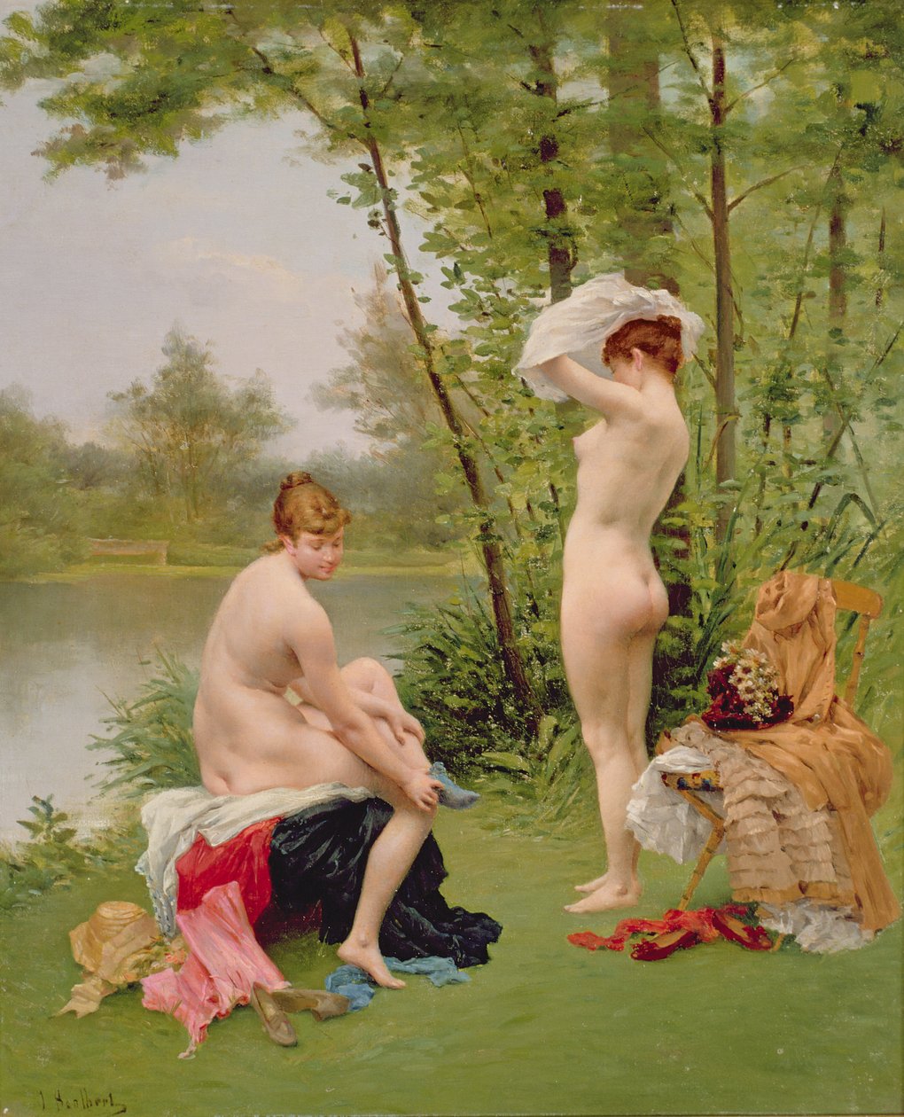 Los bañistas de Jules Scalbert