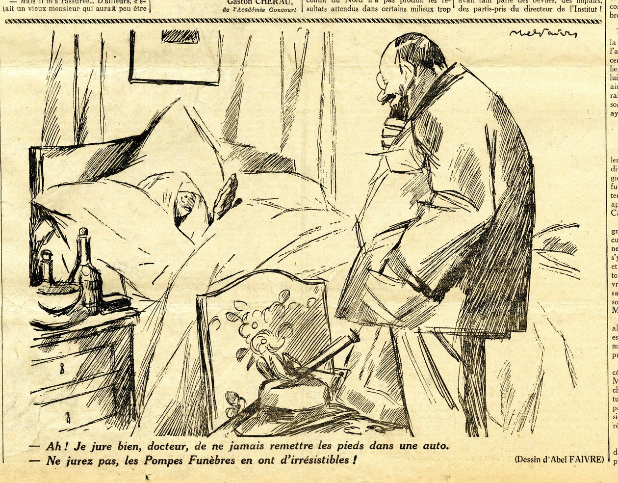 Cándido, Satírico en N & B de Jules Abel Faivre