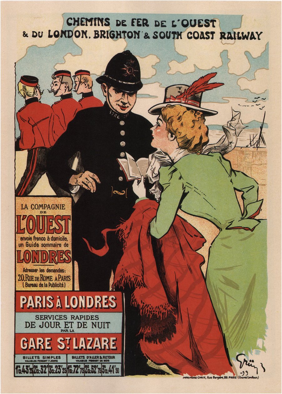 París Londres de Jules Alexandre Gruen or Grun