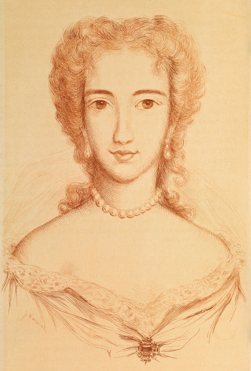 Retrato de Armande Bejart de Jules Armand Hanriot
