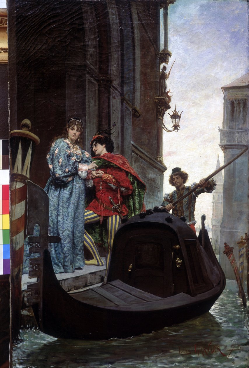 Atardecer en Venecia de Jules Arsene Garnier