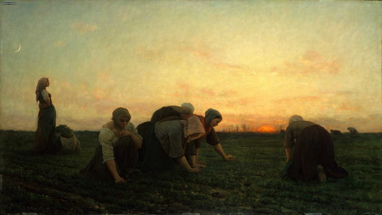 Francés: Les Bineuses / Les Sarcleuses The Weeders de Jules Breton