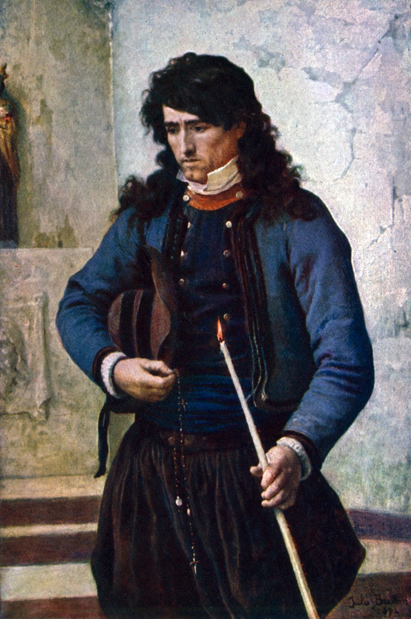 El comulgante, 1902-1903 de Jules Breton