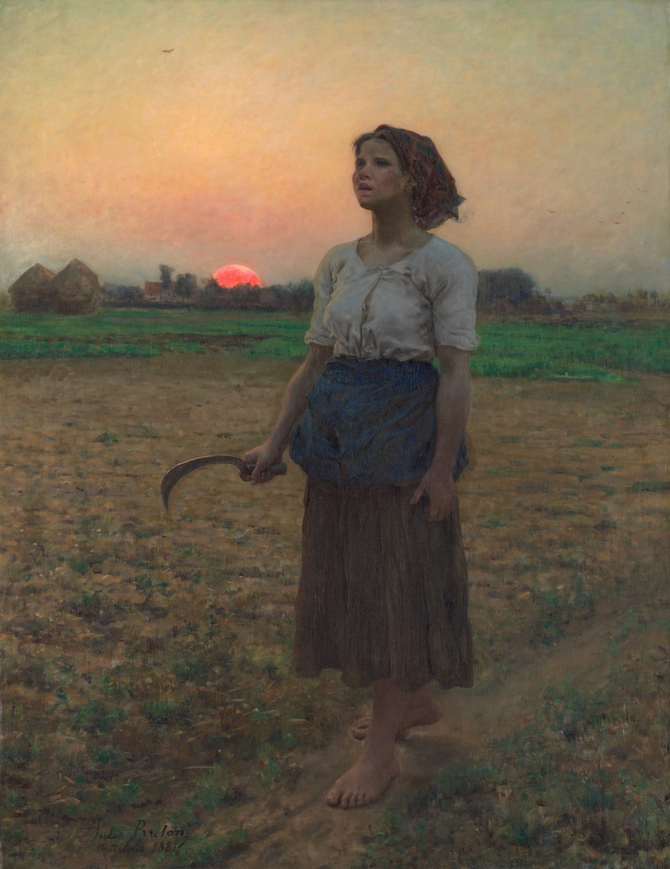La canción de la alondra, 1884 de Jules Breton