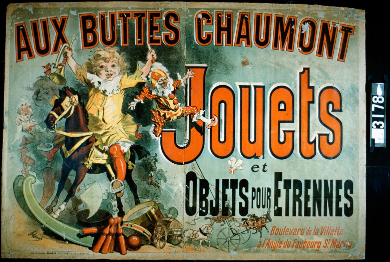 Aux Buttes Chaumont, 1885 de Jules Cheret