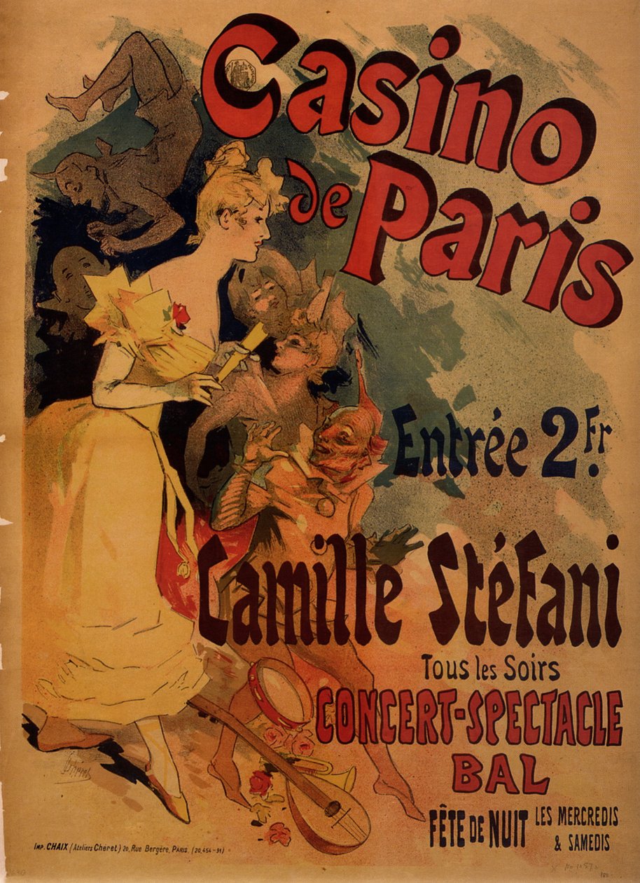 Casino de París; Camille Stefani de Jules Cheret