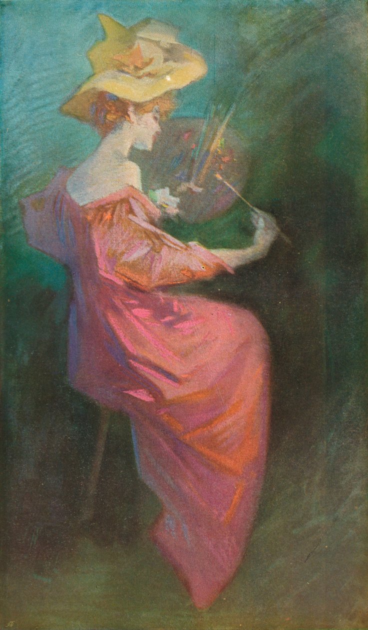 La Peinture, c1893 de Jules Cheret