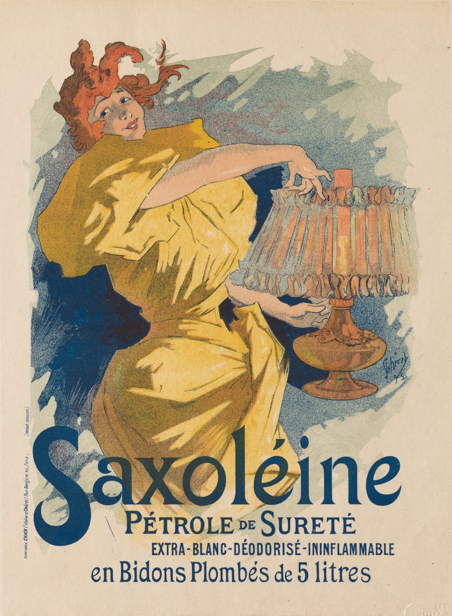 Los maestros del cartel: Pl. 13, Saxoléine de Jules Cheret