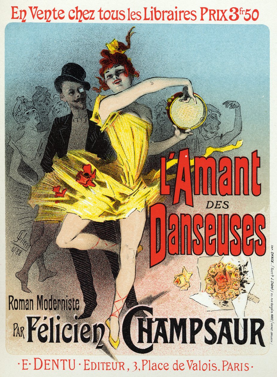Literatura. El amante de las bailarinas de Jules Cheret