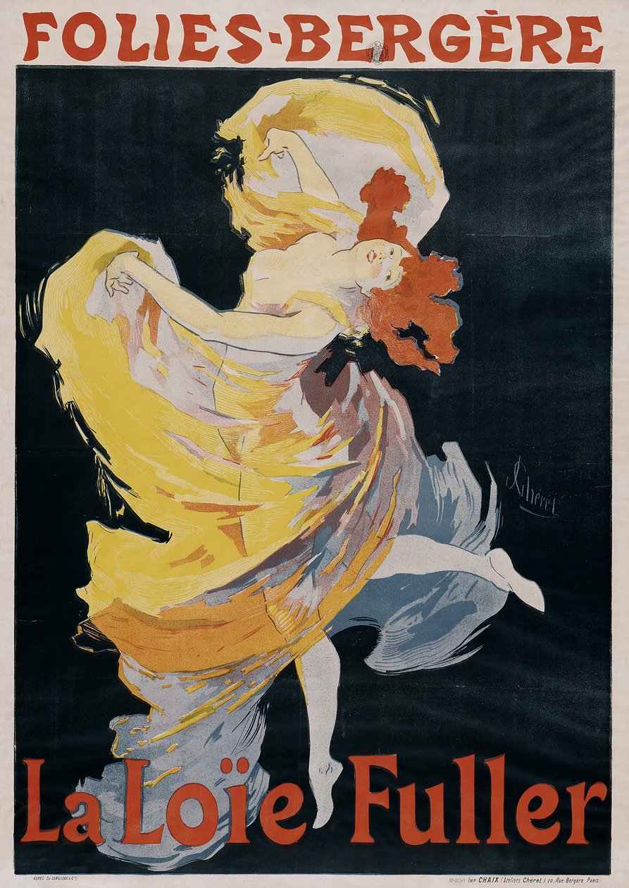 Póster de Loïe Fuller de Jules Cheret