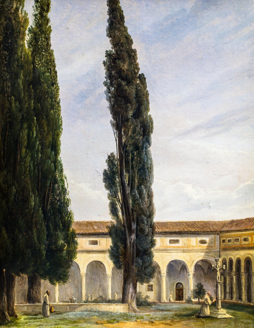 Interior del claustro de Jules Coignet