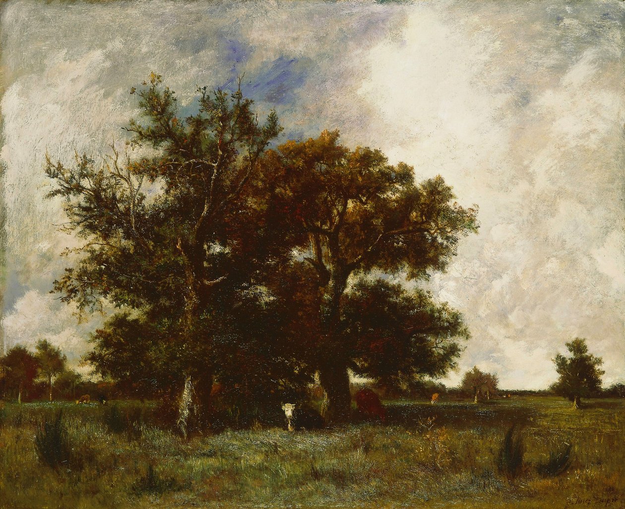 Fontainebleau Oaks de Jules Dupré