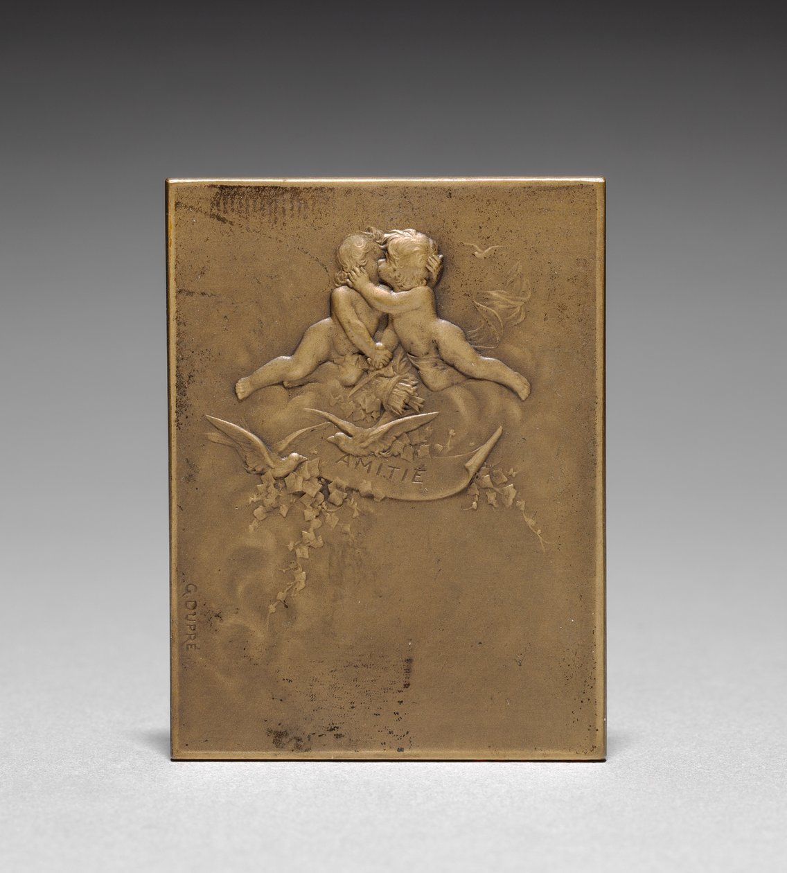 Reverso del Medallón de Jules Dupré