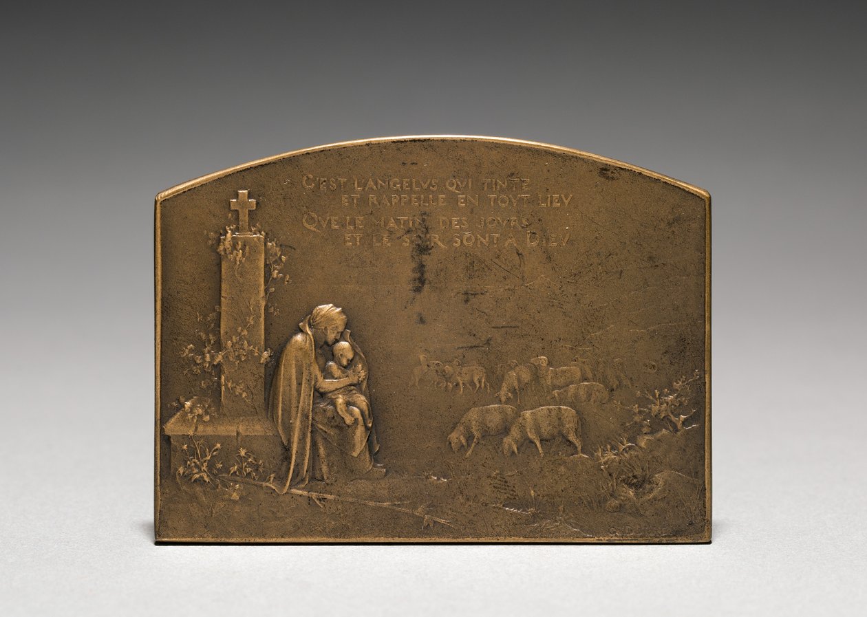 Reverso del medallón de Jules Dupré