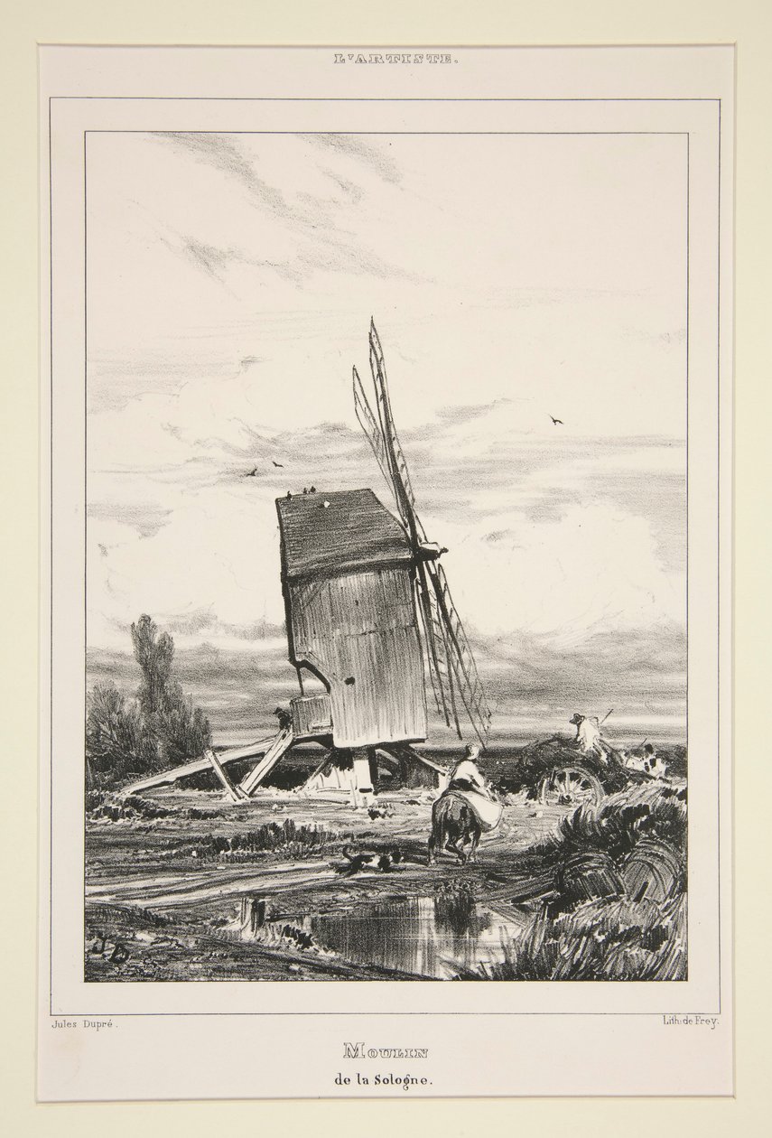 Molino de Sologne de Jules Dupré