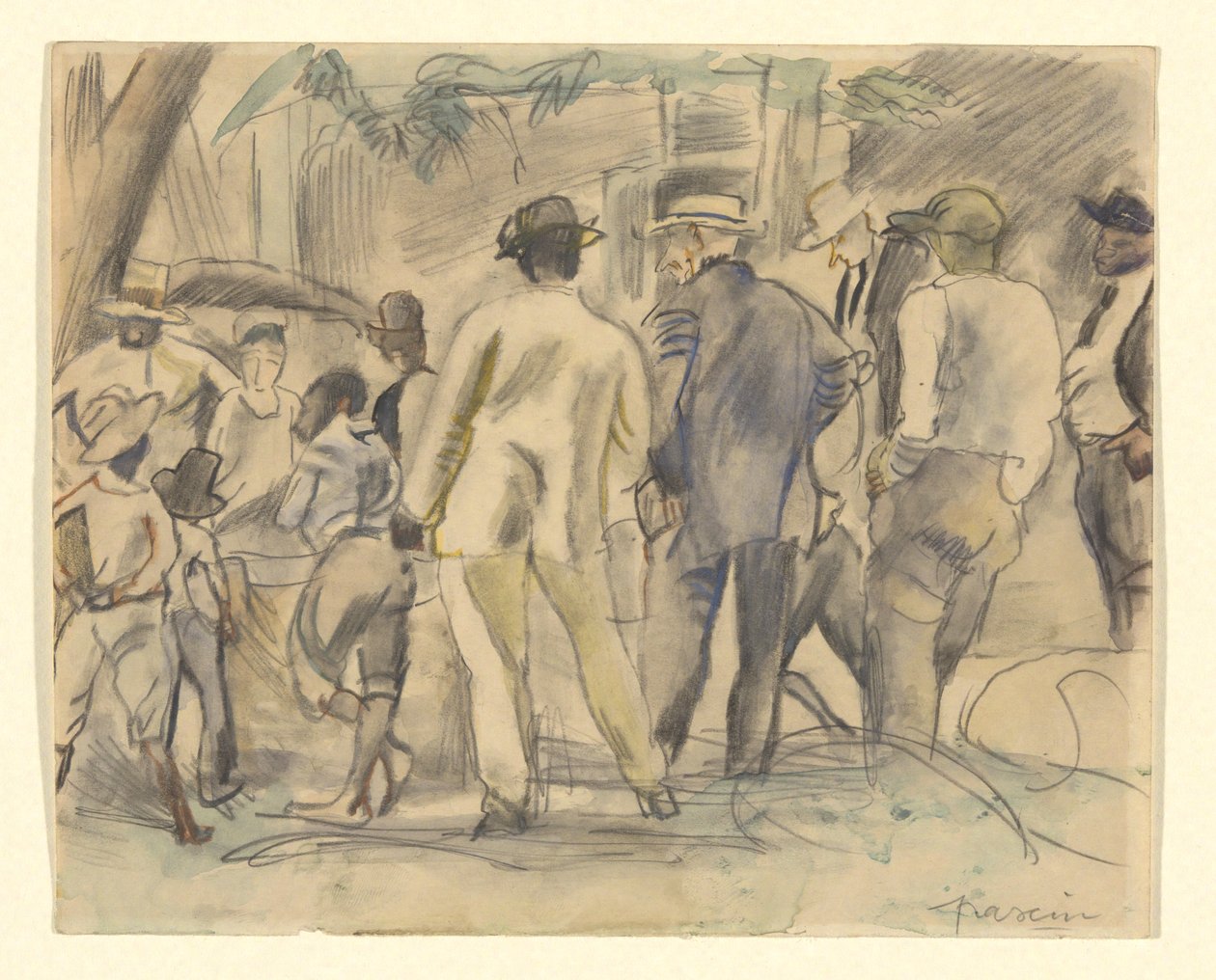 Multitud, Charlestón de Jules Pascin