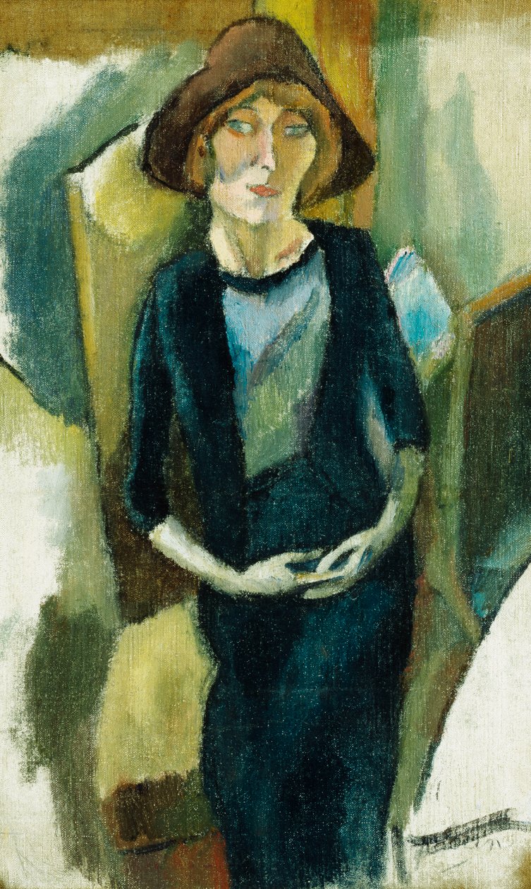 Hermin en azul de Jules Pascin