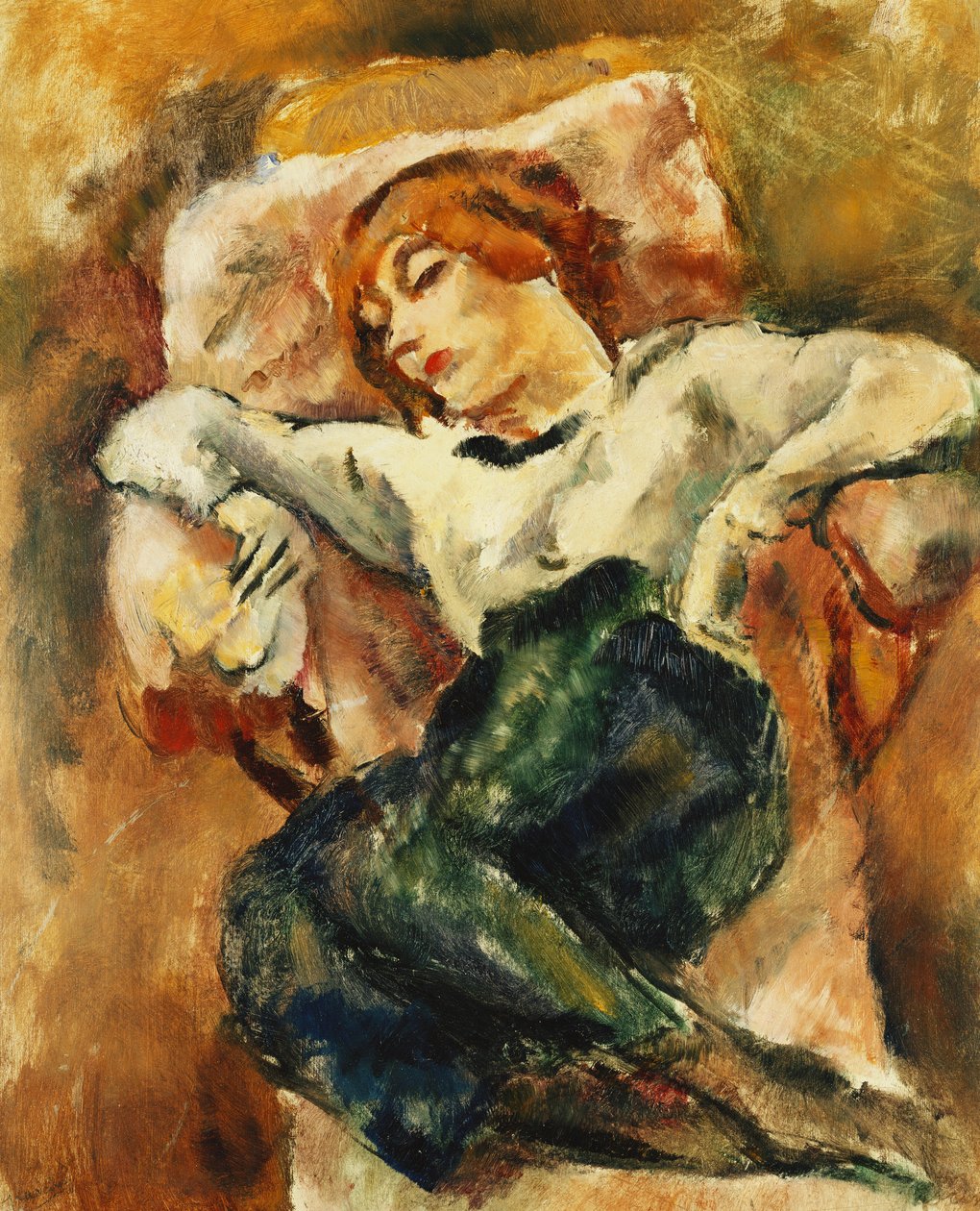 Hermine descansando, 1916 de Jules Pascin