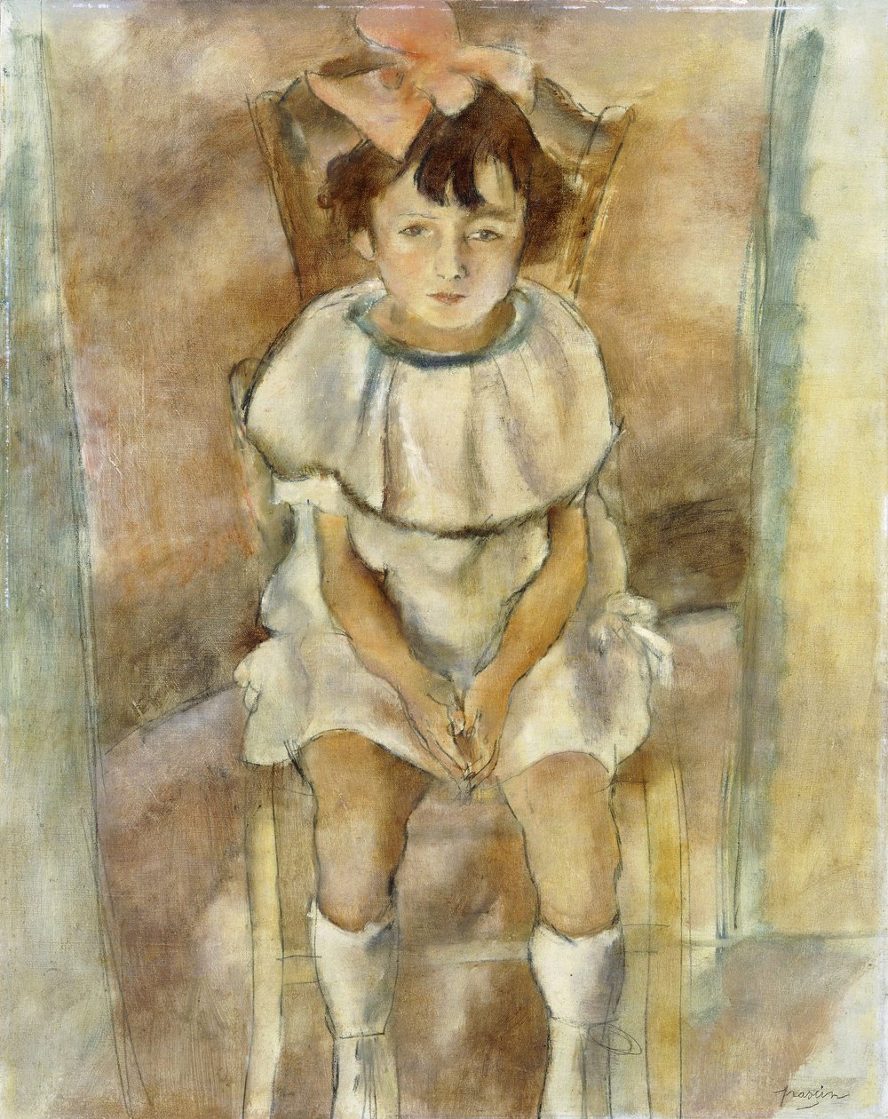 Niña de rosa, 1926 de Jules Pascin