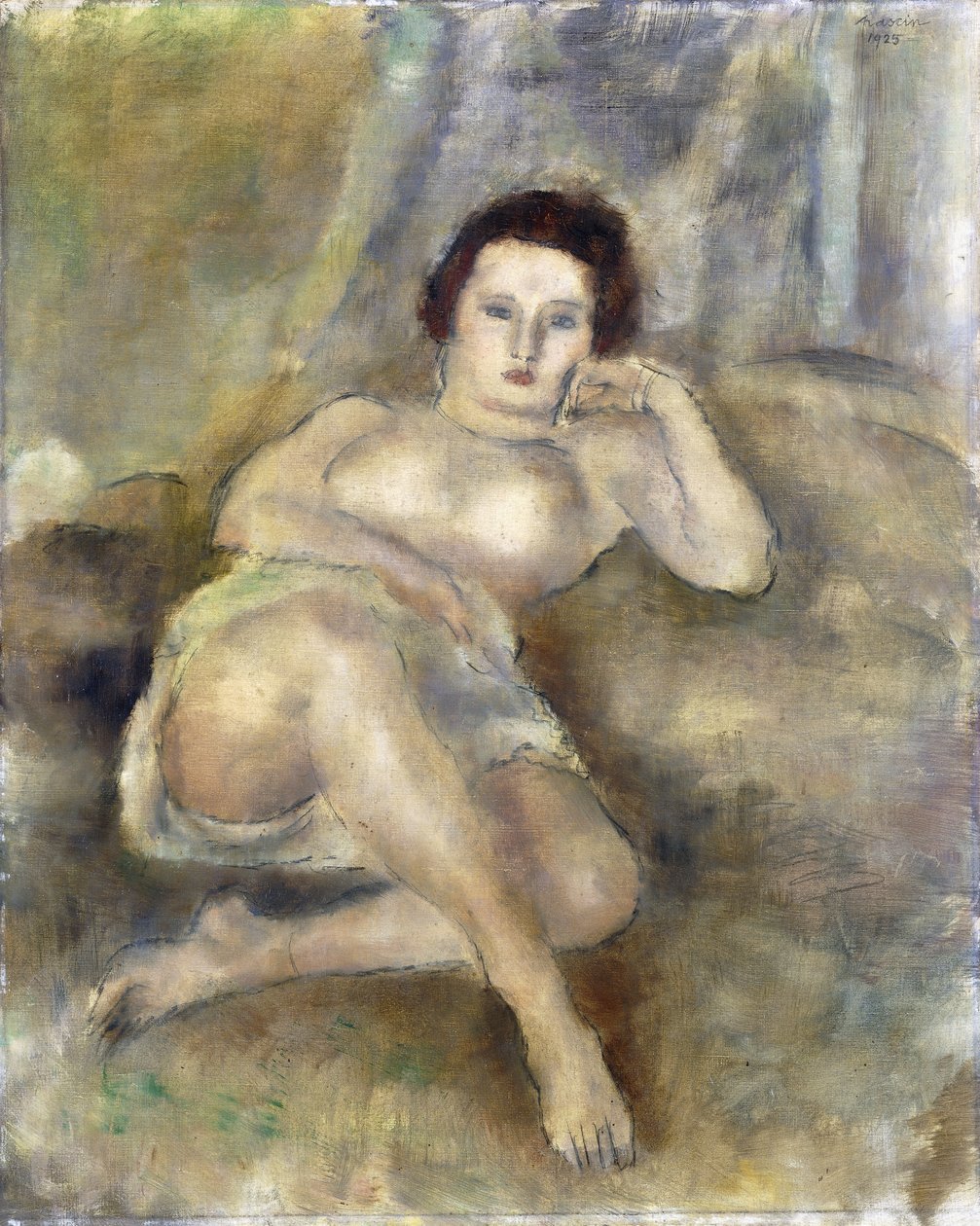 Chica reclinada, 1925 de Jules Pascin