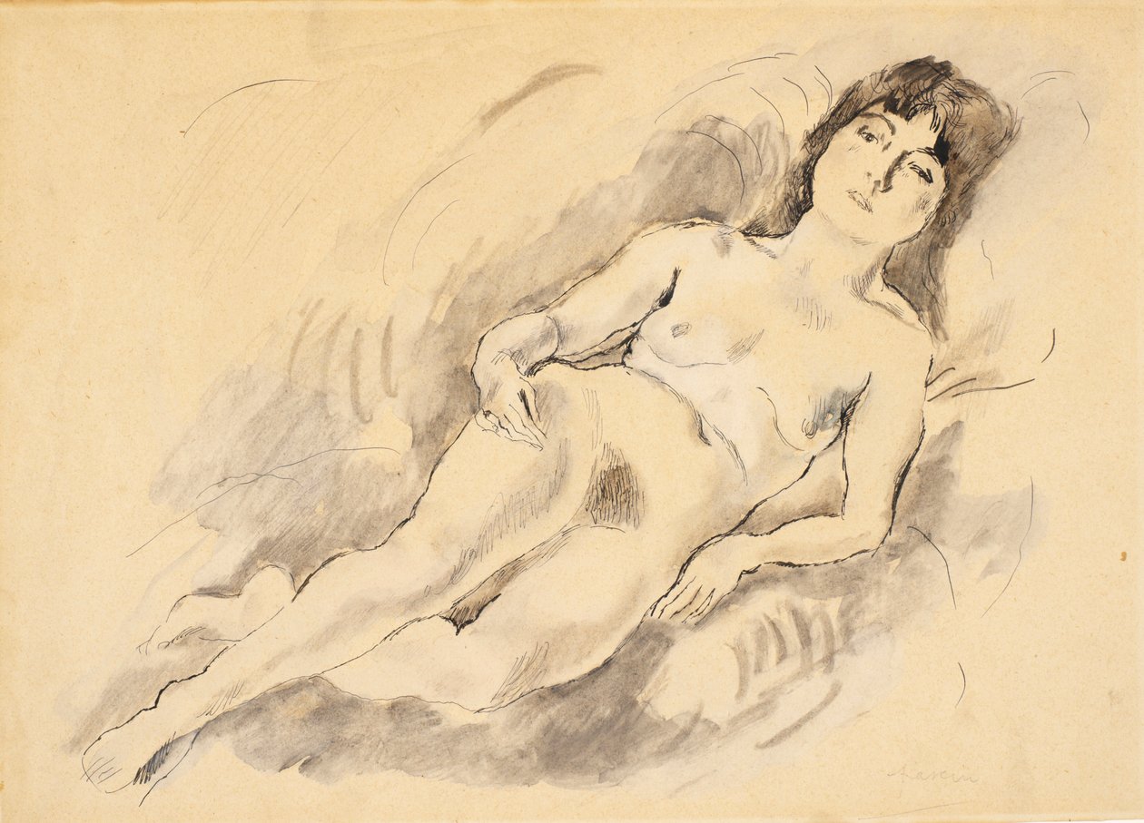 Desnudo Reclinado de Jules Pascin