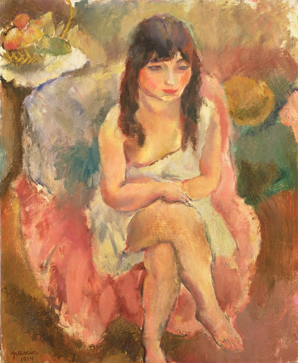Figura sentada, 1914 de Jules Pascin