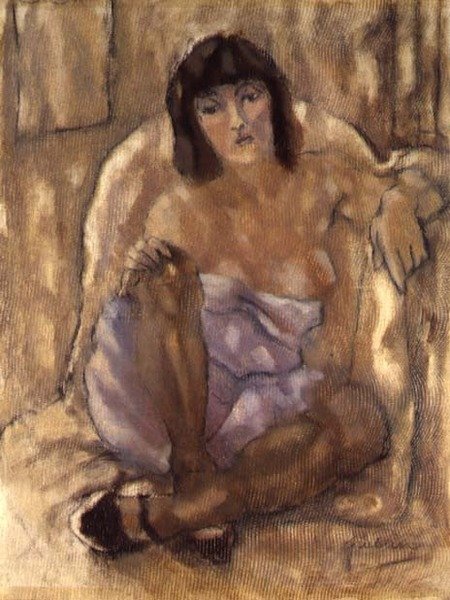 Mujer sentada de Jules Pascin