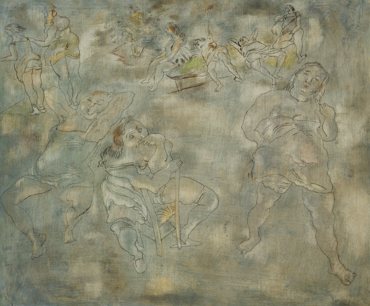 Los cautivos, c.1923-25 de Jules Pascin