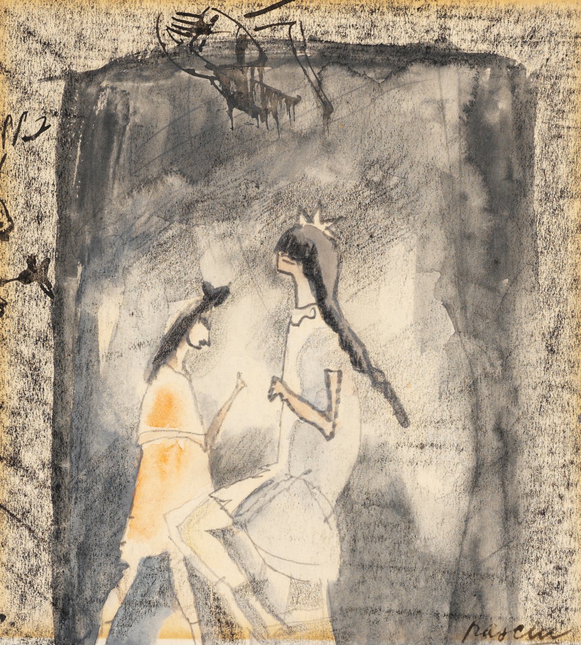 dos chicas jóvenes de Jules Pascin