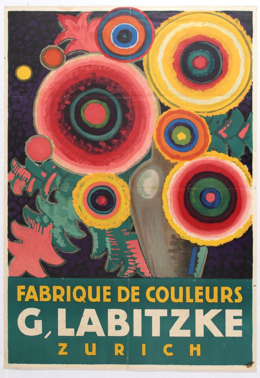 Pinturas de color Labitzke Zúrich, 1916 de Jules de Praetere