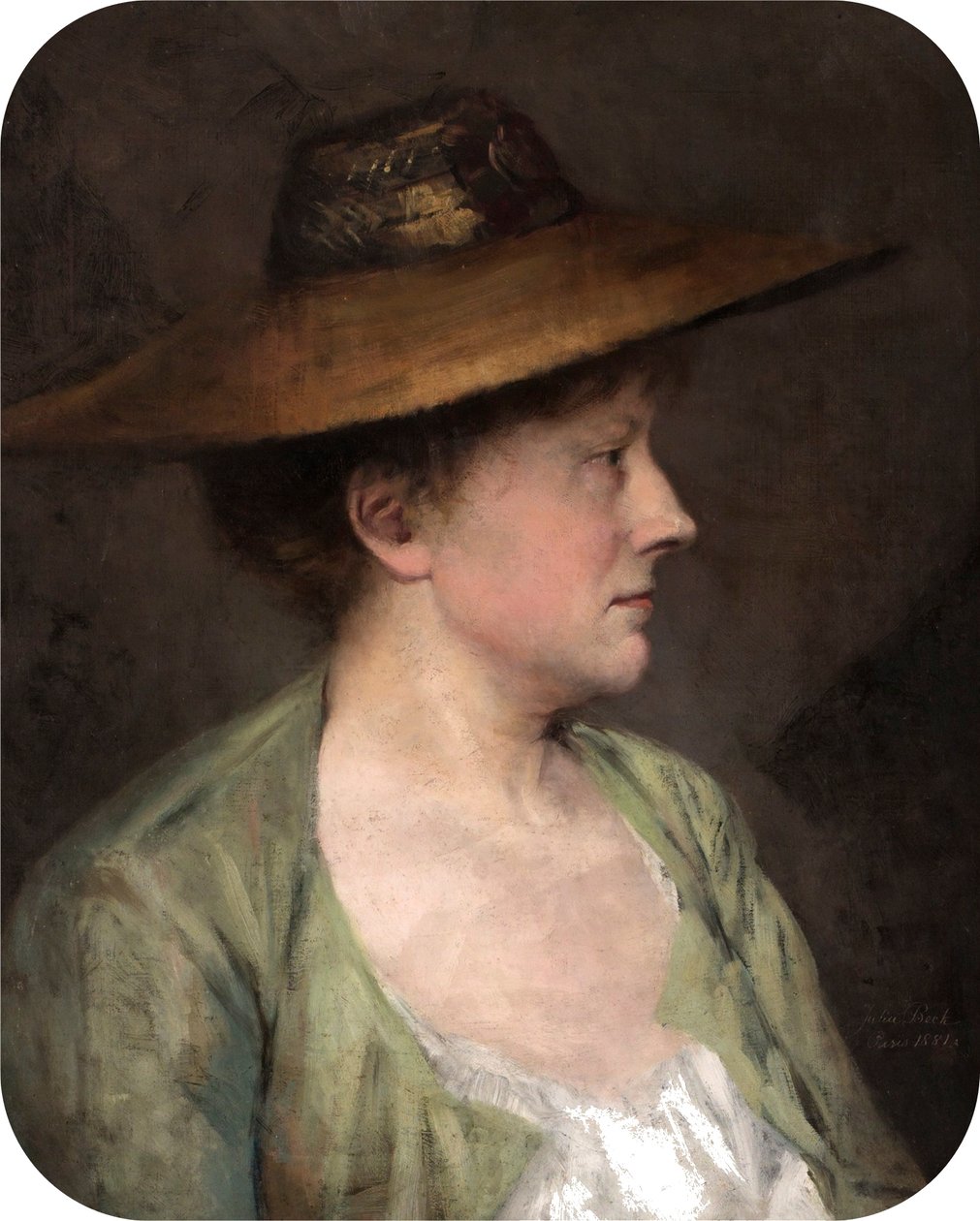 Retrato de una mujer de Julia Beck