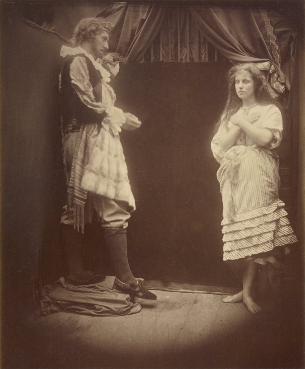 El rey Cophetua y la mendiga de Julia Margaret Cameron