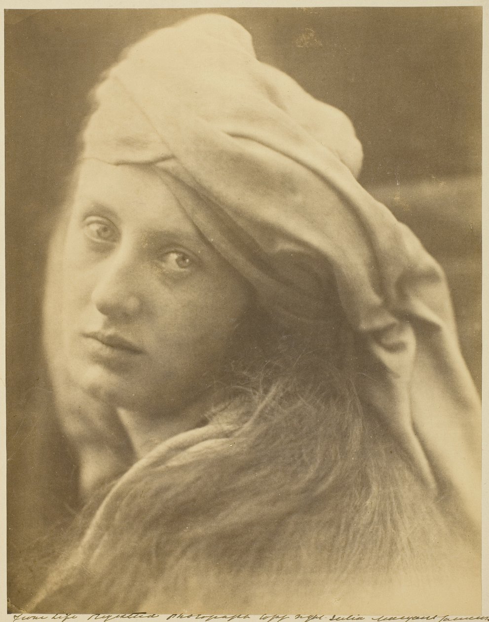 Un Estudio de Beatrice Cenci de Julia Margaret Cameron