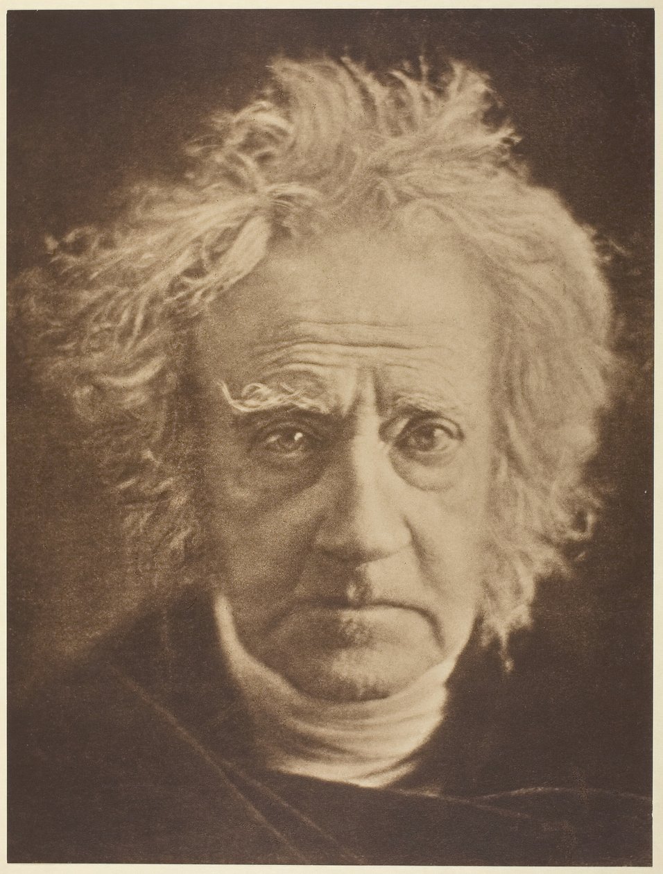Sir John Herschel, 1867, impreso 1875 de Julia Margaret Cameron