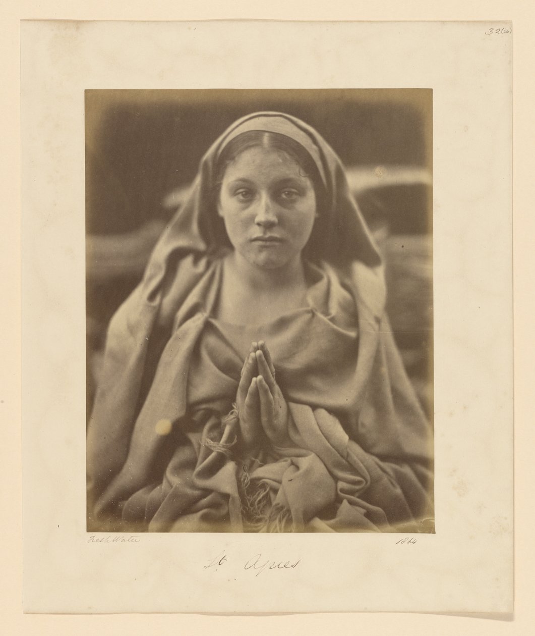 Santa Inés de Julia Margaret Cameron